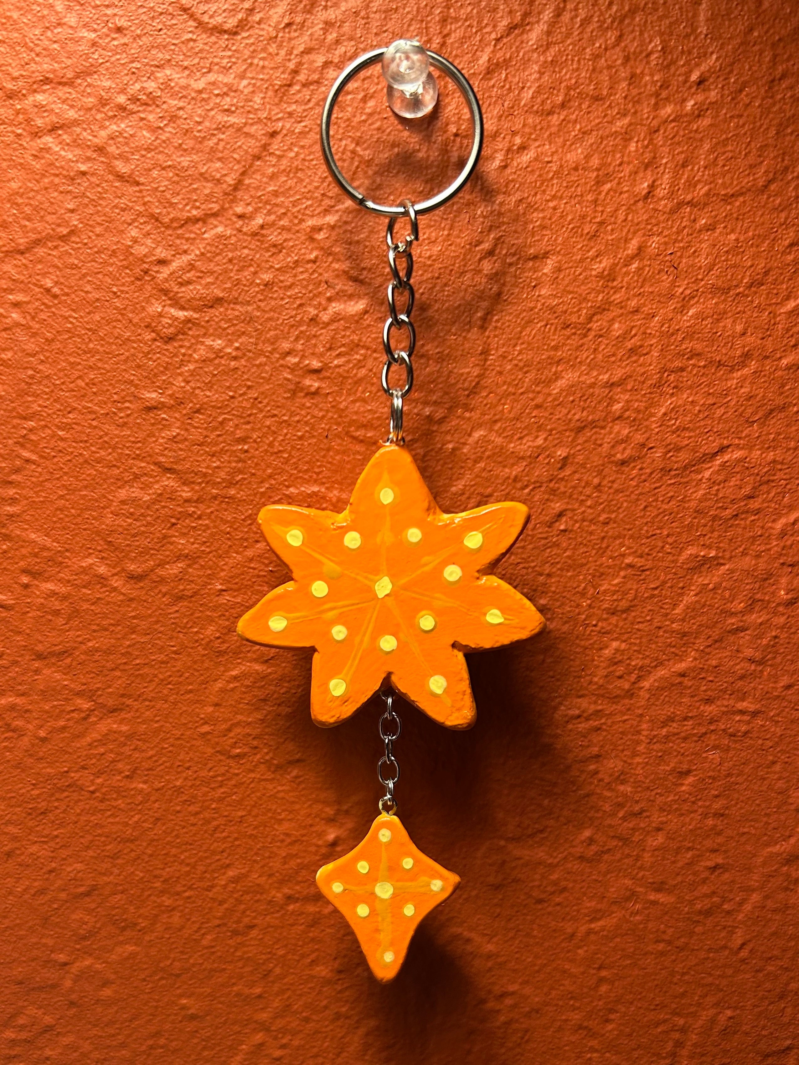 2-Piece Sun & Star Keychain