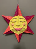 light yellow hanging sun