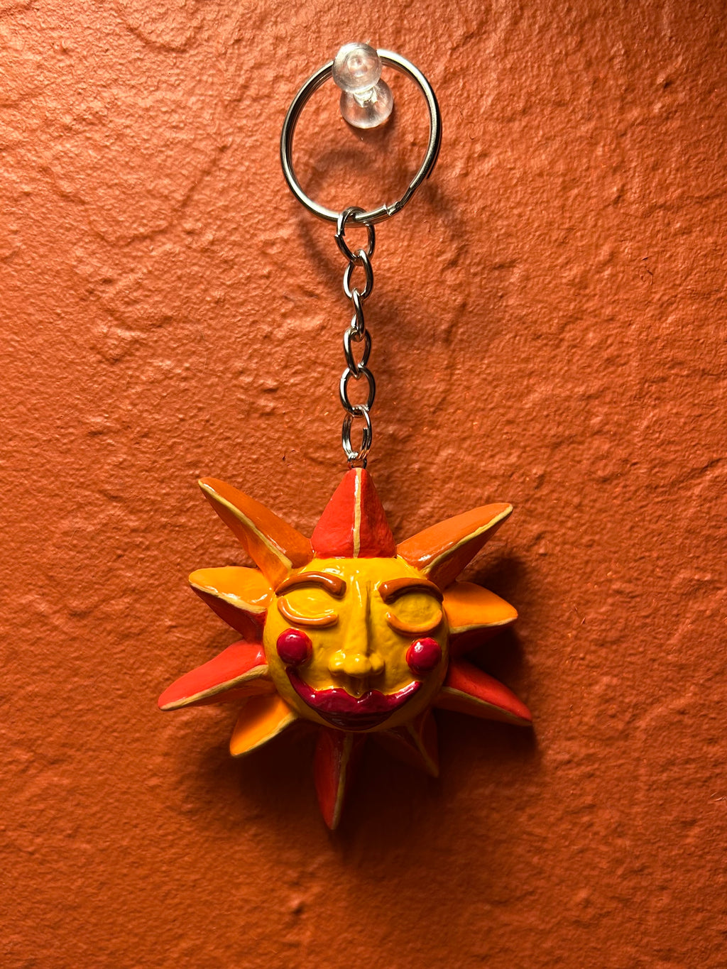 Multi-Color Sun Keychain